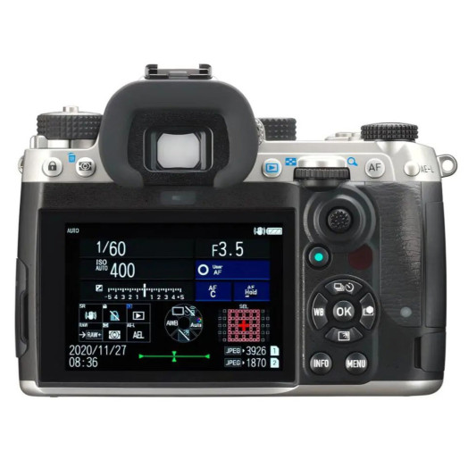 Дзеркальний фотоапарат Pentax K-3 III Silver + сумка