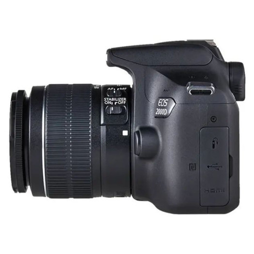 Canon EOS 2000D SLR + EF-S 18-55mm f/3.5-5.6 DC III