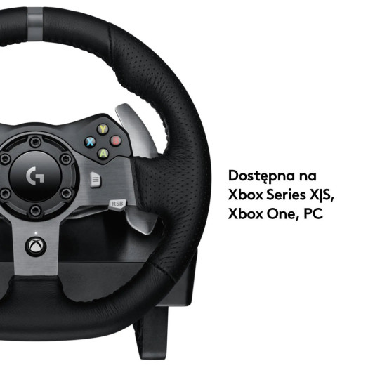 Кермо Logitech G920 з педалями для Xbox Series X/S, Xbox One, ПК Force Feedback