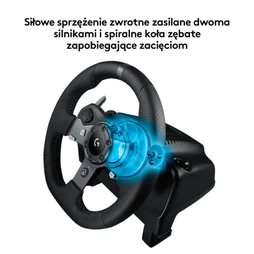 Кермо Logitech G920 з педалями для Xbox Series X/S, Xbox One, ПК Force Feedback