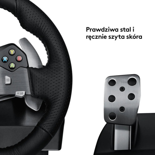 Кермо Logitech G920 з педалями для Xbox Series X/S, Xbox One, ПК Force Feedback