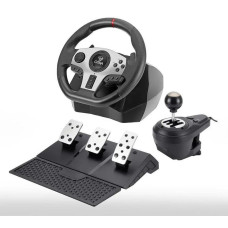 Кермо Cobra GT900 Pro Rally з педалями для PS4, PS3, Xbox One, ПК, Nintendo Switch