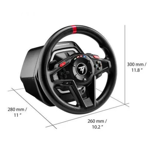 Кермо Thrustmaster T128 з педалями для Xbox Series X/S, Xbox One, ПК Force Feedback