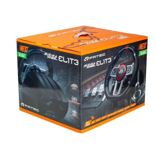 Кермо FR-TEC Suzuka Elite Next FT7003 з педалями для ПК, Xbox One X/S, Xbox Series X/S, PS4, PS3