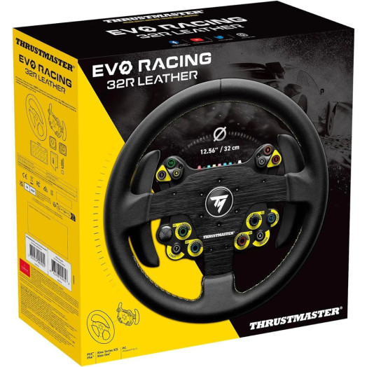 Шкіряне кермо Thrustmaster EVO Racing 32R для ПК PS5 PS4 Xbox