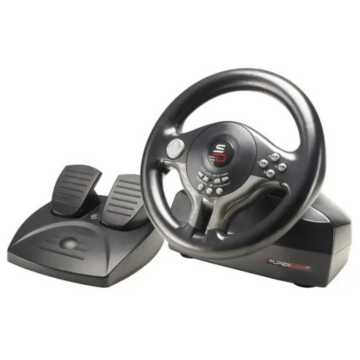 Кермо Subsonic Superdrive SV 250 з педалями для PS4, PS3, ПК, Xbox і Switch