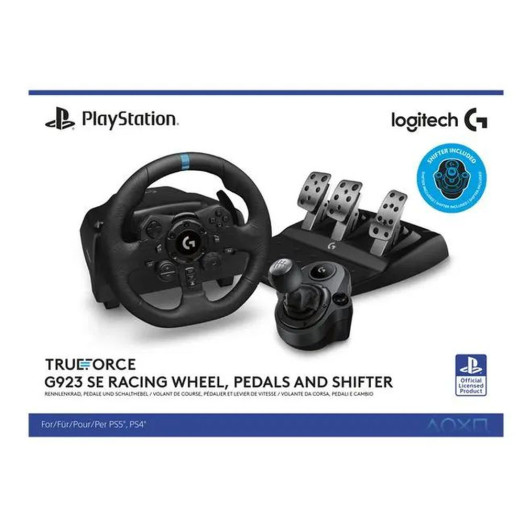 Кермо Logitech G923 SE Shifter Combo з педалями для PS5, PS4, ПК Force Feedback