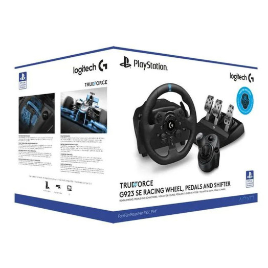 Кермо Logitech G923 SE Shifter Combo з педалями для PS5, PS4, ПК Force Feedback