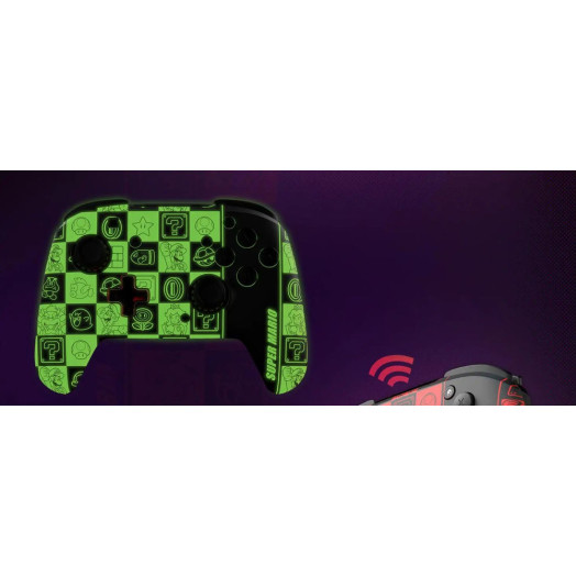 PDP Rematch Glow in the Dark Super Icons Pad для Nintendo Switch Wireless
