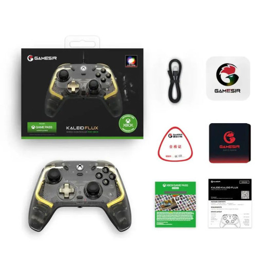 GameSir HRG7112 Kaleid Flux Wired Геймпад для ПК Xbox Wired Transparent-Black