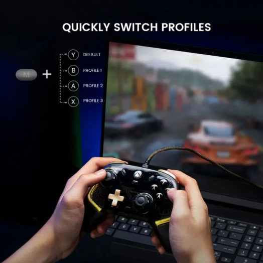 GameSir HRG7112 Kaleid Flux Wired Геймпад для ПК Xbox Wired Transparent-Black