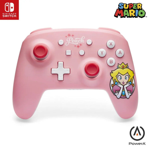 PowerA Pad Super Mario Princess Peach Pink для Nintendo Switch Wireless