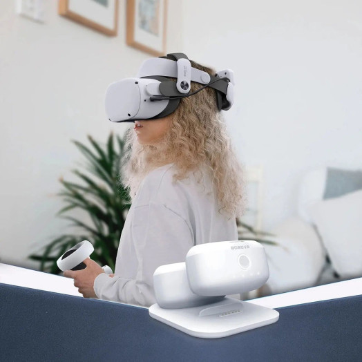 Акумулятор BoboVR B2 5200mAh + подвійна зарядна станція BD2 15W White