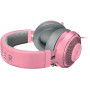 Дротові навушники Razer Kraken Quartz з мікрофоном на вусі рожеві
