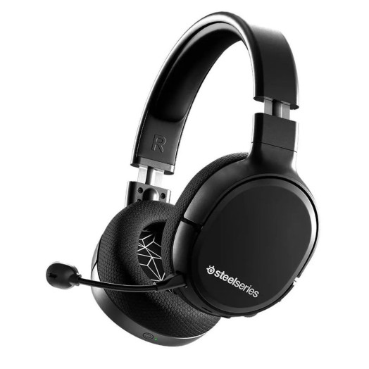 Бездротові накладні накладні навушники SteelSeries Arctis 1 з мікрофоном чорного кольору