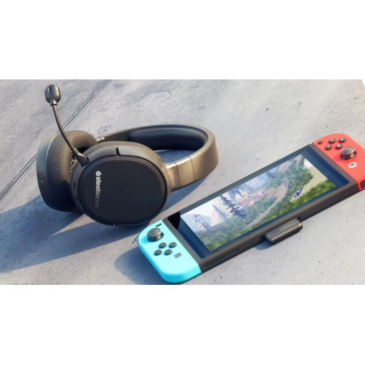 Бездротові накладні накладні навушники SteelSeries Arctis 1 з мікрофоном чорного кольору