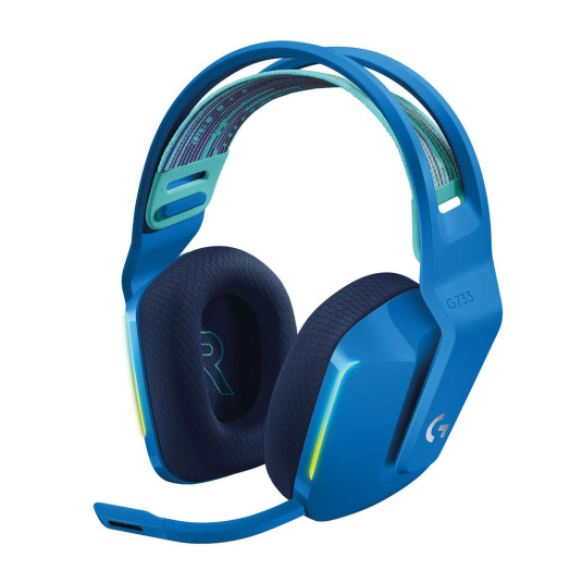 Бездротові навушники Logitech G733 Lightspeed Blue з мікрофоном