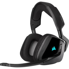 Накладні бездротові навушники Corsair Void RGB Elite з мікрофоном і об'ємним звуком 7.1, чорні