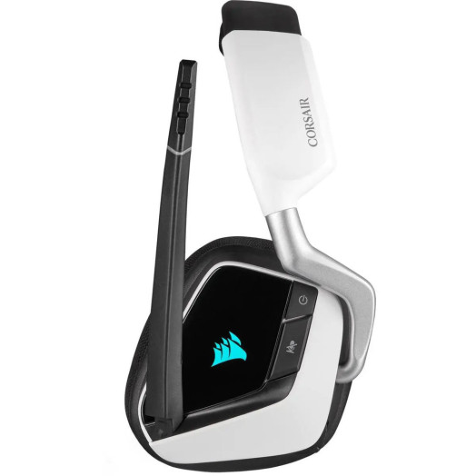 Бездротові навушники Corsair Void RGB Elite з мікрофоном 7.1 Surround Sound On-Ear White