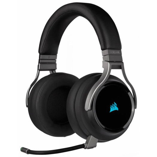Бездротові навушники з мікрофоном Corsair VIRTUOSO RGB WIRELESS High-Fidelity Gaming Headset CA-9011185-EU On-Ear Black