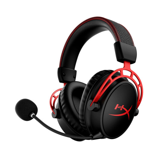 Бездротові накладні накладні навушники HyperX Cloud Alpha з мікрофоном чорно-червоні