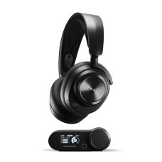 Бездротові накладні накладні навушники SteelSeries Arctis Nova Pro з мікрофоном чорного кольору
