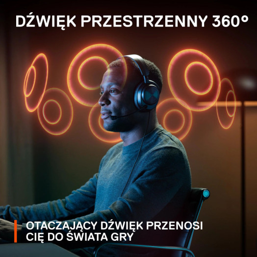 Дротові навушники з мікрофоном SteelSeries Arctis Nova Pro Wired On-Ear Black