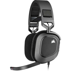 Дротові навушники Corsair HS80 RGB USB Carbon з мікрофоном, чорні