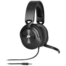 Накладні дротові навушники Corsair HS55 із мікрофоном, чорні