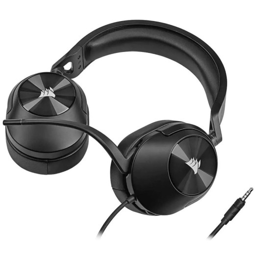 Дротові навушники з мікрофоном Corsair HS55 Surround Black