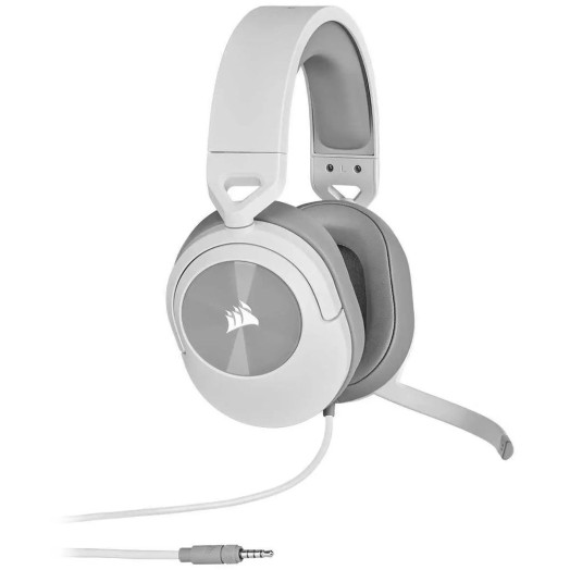 Дротові навушники Surround Corsair HS55 з мікрофоном білі