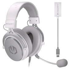 Дротові навушники Endorfy Viro Plus USB Onyx White з мікрофоном, білі