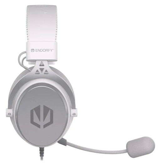 Дротові навушники Endorfy Viro Plus USB Onyx White з мікрофоном, білі