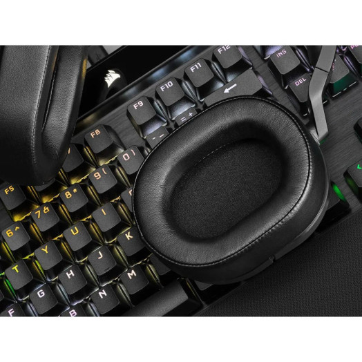 Бездротові навушники Corsair HS55 2,4 ГГц з мікрофоном + Bluetooth накладні чорні