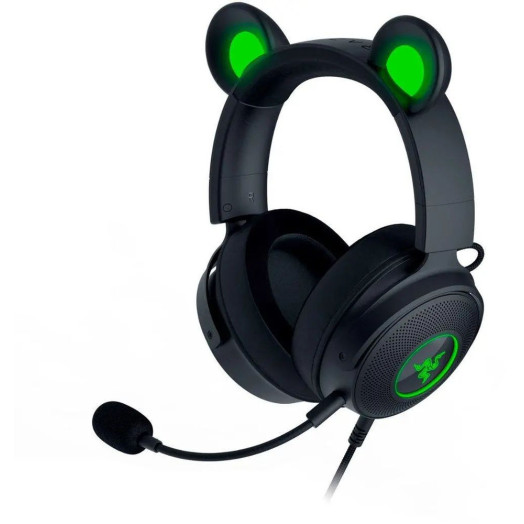Дротові навушники Razer Kraken Kitty Edition V2 Pro з мікрофоном чорні