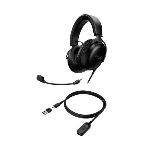 Дротові навушники HyperX Cloud III з мікрофоном, чорні