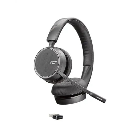 Комплект бездротових навушників Plantronics Poly Studio P5 з навушниками Voyager 4220 UC Black
