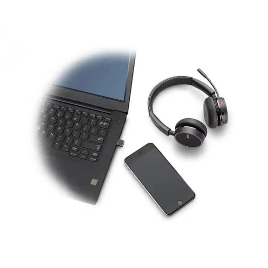 Комплект бездротових навушників Plantronics Poly Studio P5 з навушниками Voyager 4220 UC Black