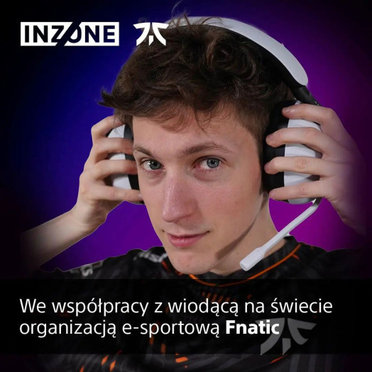 Накладні бездротові навушники Sony INZONE H9 з мікрофоном білі