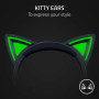 Дротові навушники Razer Kraken Kitty V2 Black з мікрофоном. Чорні