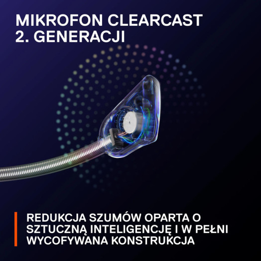 Бездротові накладні накладні навушники SteelSeries Arctis Nova 7P з мікрофоном білі