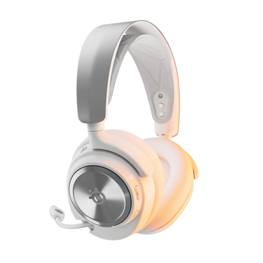 Бездротові накладні накладні навушники SteelSeries Arctis Nova Pro з мікрофоном білі