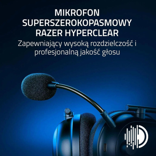 Бездротові навушники Razer BlackShark V2 Pro PlayStation з мікрофоном, чорні