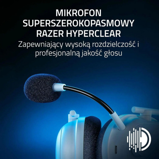 Бездротові навушники Razer BlackShark V2 Pro PlayStation з мікрофоном, білі