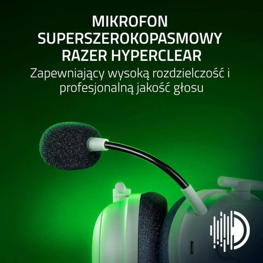 Бездротові навушники Razer BlackShark V2 Pro Xbox з мікрофоном, білі
