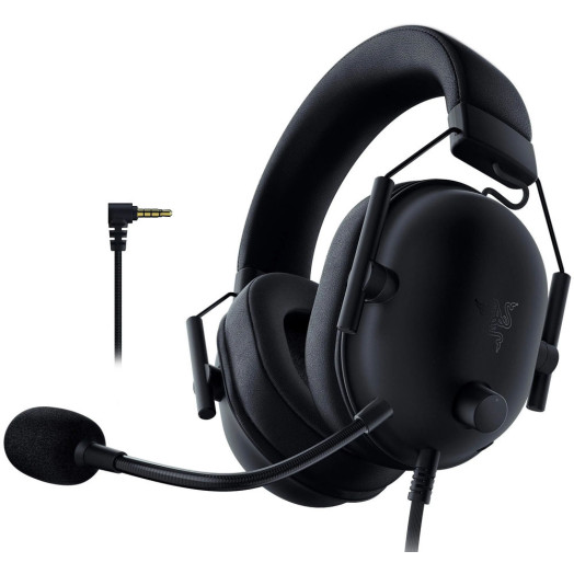 Дротові навушники Razer BlackShark V2 X PlayStation з мікрофоном, чорні