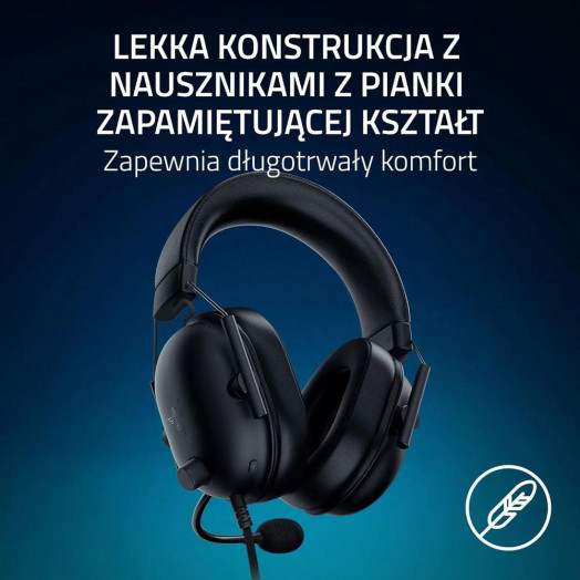 Дротові навушники Razer BlackShark V2 X PlayStation з мікрофоном, чорні