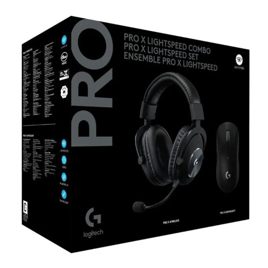 Бездротові навушники Logitech G Pro X з мікрофоном + суперлегка миша G Pro X