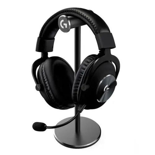 Дротові навушники Logitech G Pro X з мікрофоном, чорні + підставка