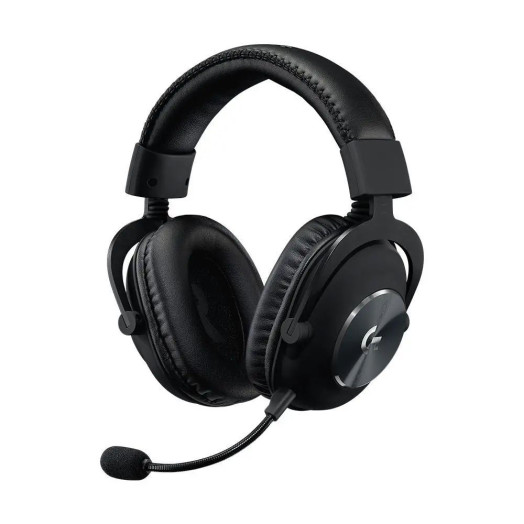 Дротові навушники Logitech G Pro X з мікрофоном, чорні + підставка
